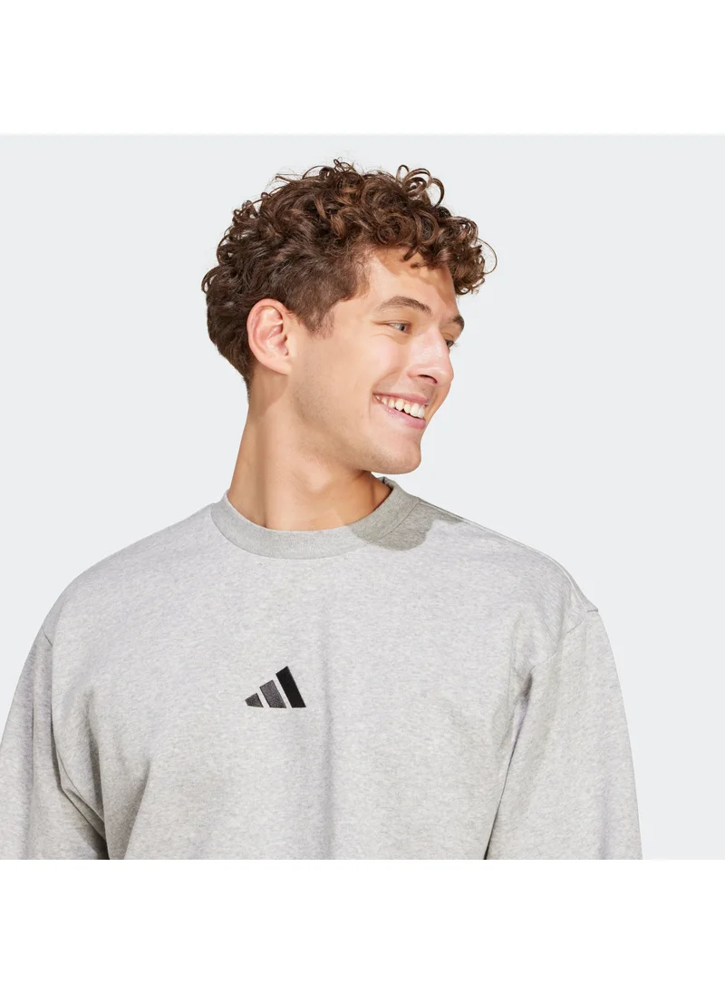adidas سويت شيرت فليس فيل كوزي إسنشالز