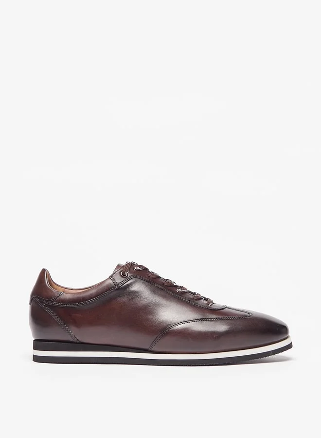 دوتشيني Men'S Solid Shoes With Lace-Up Closure