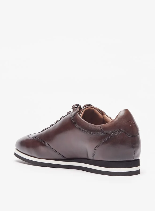 دوتشيني Men'S Solid Shoes With Lace-Up Closure