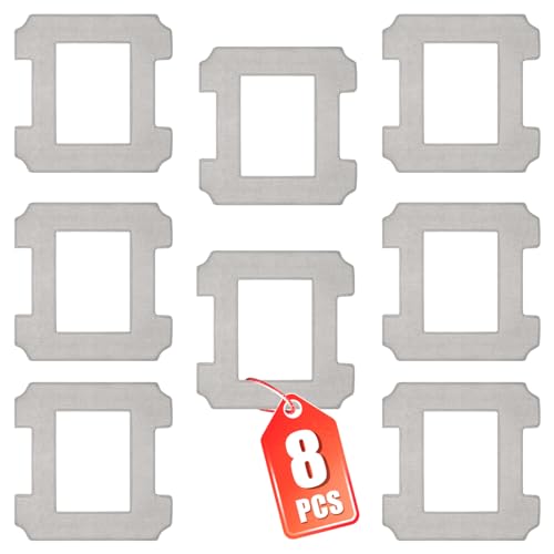 Chuancheng 8 PCS Washable Mop Cloths Cleaning Rag for Ecovacs Winbot W1/ W1 Pro/ W2 Omni/ W2 Window Vacuum Cleaner Robot Replacement - Image 1