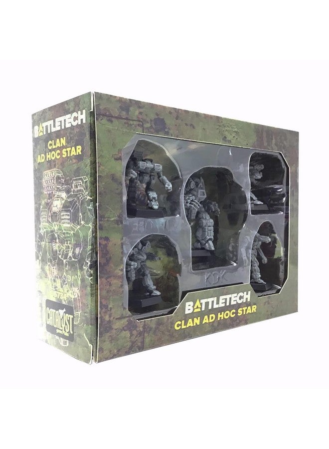 Catalyst Game Labs Battletech Mini Force Pack: Clan Ad Hoc Star, Grey - Image 1