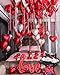 Grcypa Valentines Day Balloons Kit Anniversary Decorations with Love Foil Balloons Heart Foil Balloons Rose Petal for Valentines Day Decorations Romantic Special Night Will You Be My Girlfriend - Image 2