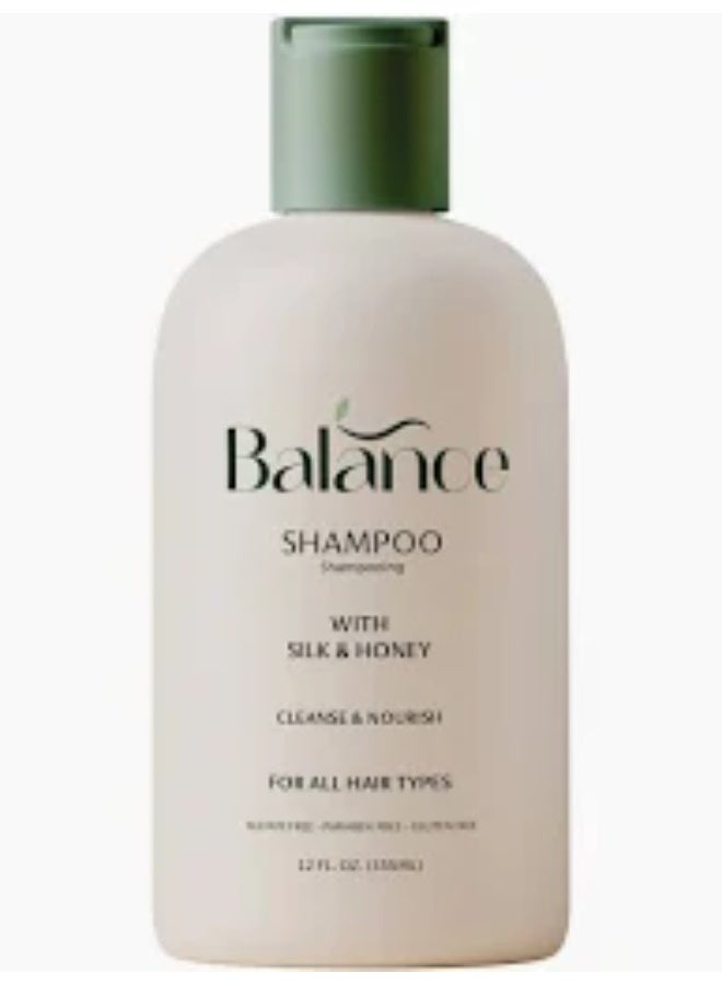 Balance With Silk & Honey Shampoo 355ml