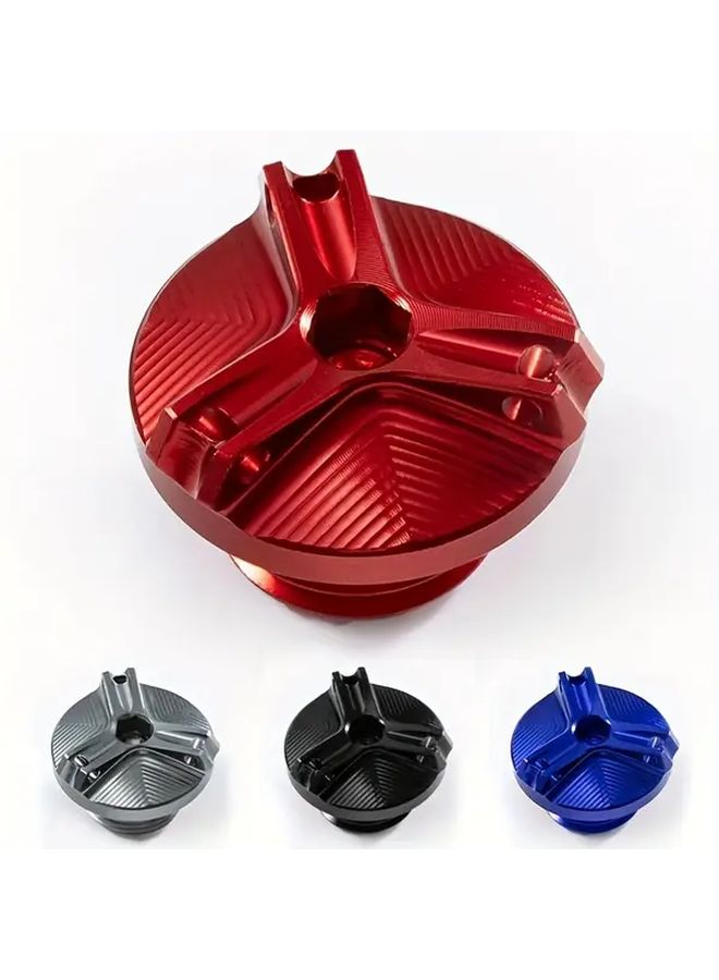 Green Motorcycle Engine Oil Fuel Filler Cap Bolt Tool Free Installation Easy Clean - Image 3