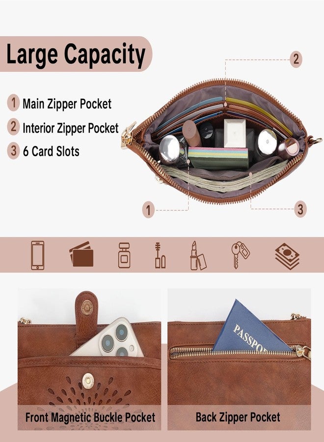 APHISON Wristlet Wallets Clutch Purses Small Crossbody Bags For Women, Cell Phone Wallet Purse RFID Wallet Women - Image 5
