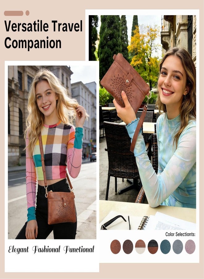 APHISON Wristlet Wallets Clutch Purses Small Crossbody Bags For Women, Cell Phone Wallet Purse RFID Wallet Women - Image 3