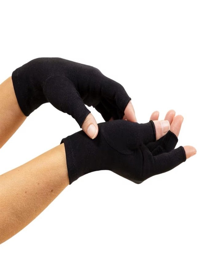 XuoAz Arthritis Compression Gloves for Women Men - Fingerless Arthritis Gloves for Carpal Tunnel Pain Typling Gloves - Image 3