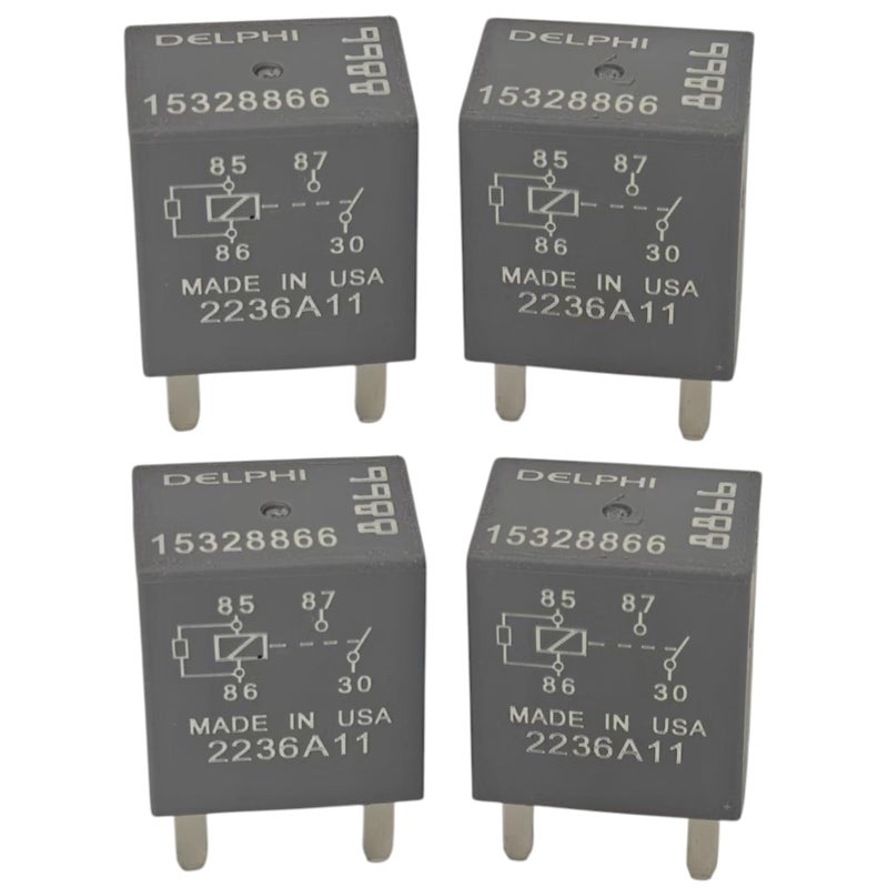 oxinyra 4PCS 15328866 12VDC 20A Automotive MultiUse Relay for GM GMC Buick Chevy Ac Compressor Clutch Relay - Image 3