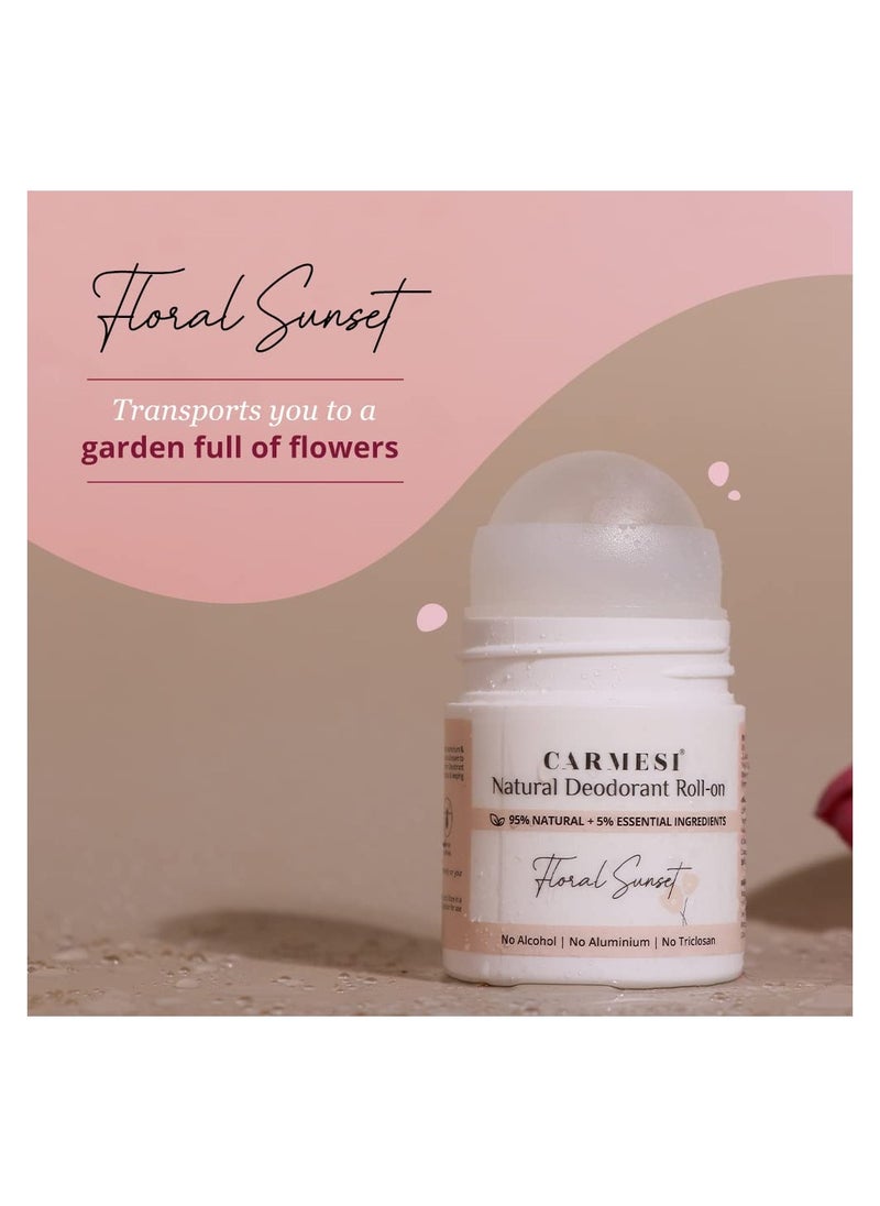 CARMESI Natural Deodorant Roll on for Women  - Image 2