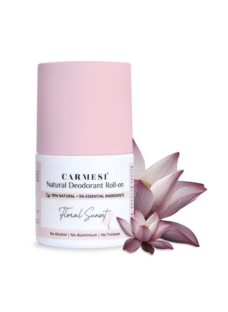 CARMESI Natural Deodorant Roll on for Women  - Image 1