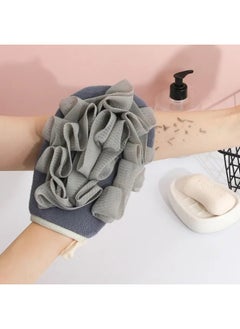 Prime by javaudan 3 in 1 Bath Scrub Moroccan Bath Loofah Soft Shower Mesh Soft Cotton Glove Eco Friendly Skin Deep Exfoliating Cotton Gloves  - Image 3