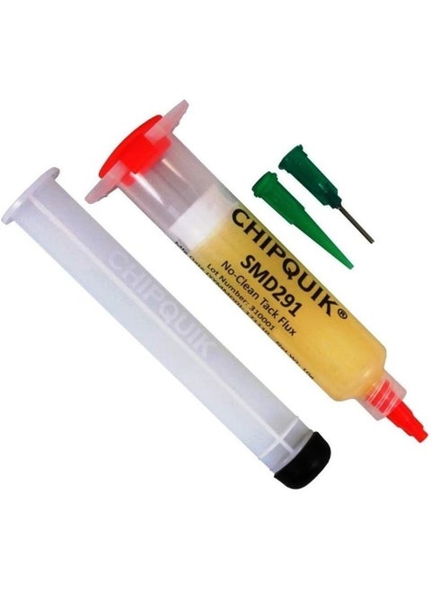Chip Quik Chipquik Tack Flux No Clean In A 10Cc Syringe W/Plunger And Tip - Smd292