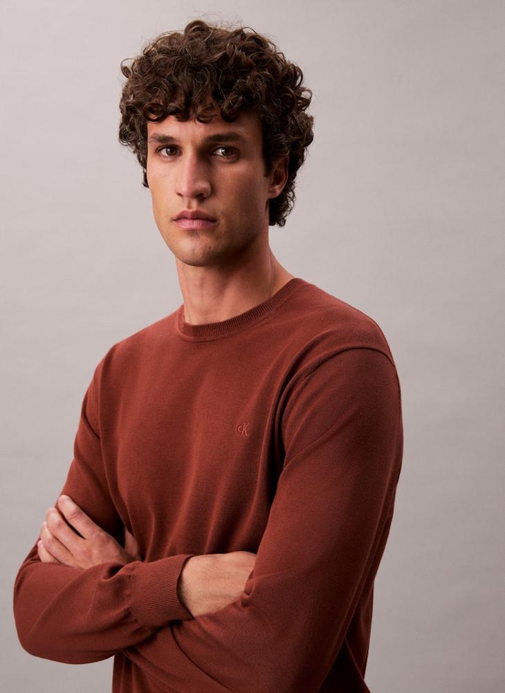 CALVIN KLEIN Supima Cotton Classic Sweater - Image 3