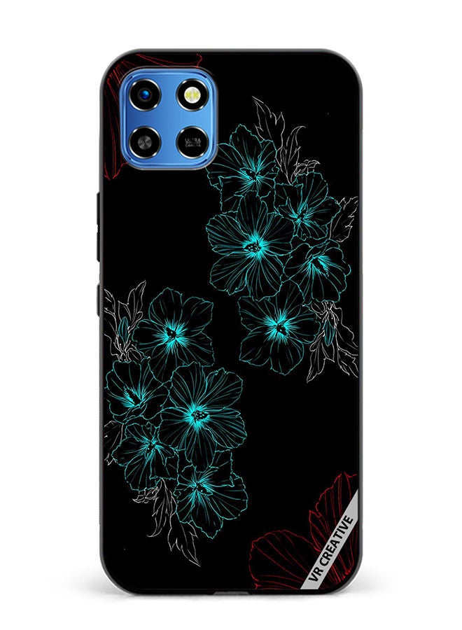 VR CREATIVE Protective Case Cover For Infinix Smart 6 HD Flower Design Multicolour - Image 1