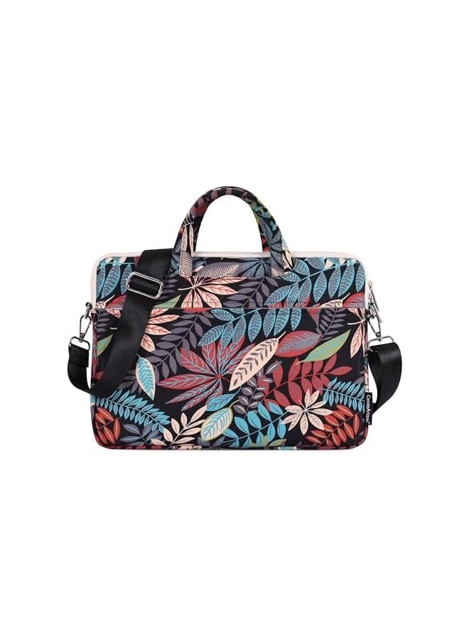 PROMASS Premium Laptop Bag sleeve brief Case & messenger bag for Women and Men - Fits 13, 14, Inch Laptops, comes with trolley belt and shoulder strap convinient for commuting and travelling  - Image 1
