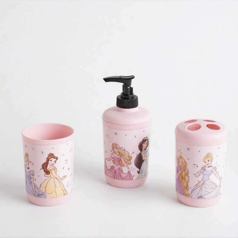 Pan Home Disney Princess 3pcs Bath Accessory Set - Multi - 166TRC9901189 - Image 5