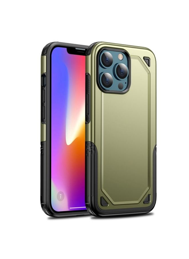 Generic Case Cover For iPhone 13 Shockproof Rugged Armor Protective Case Olive Green 