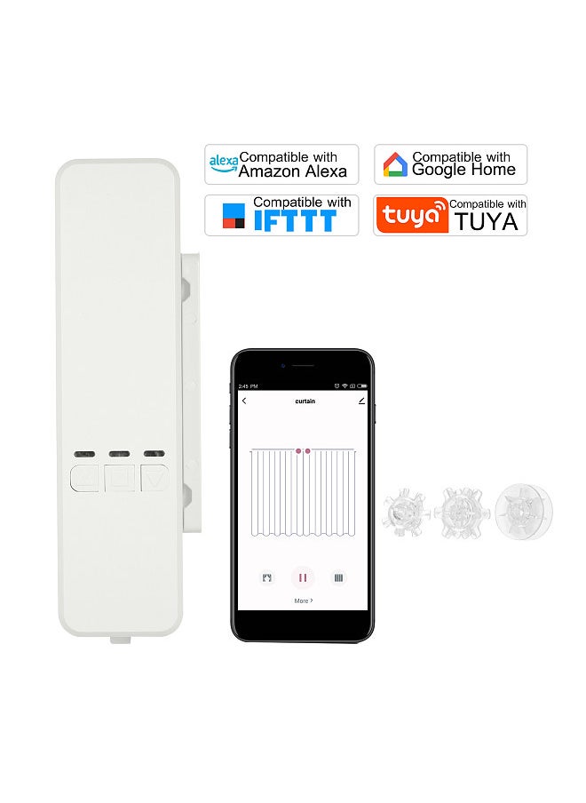 Generic - WiFi  DIY Smart Motorized Chain Roller Blinds Shade Shutter Drive Motor APP Control Compatible with Alexa Google Home Voice Control Programmable Electric Curtain Motor - Image 1