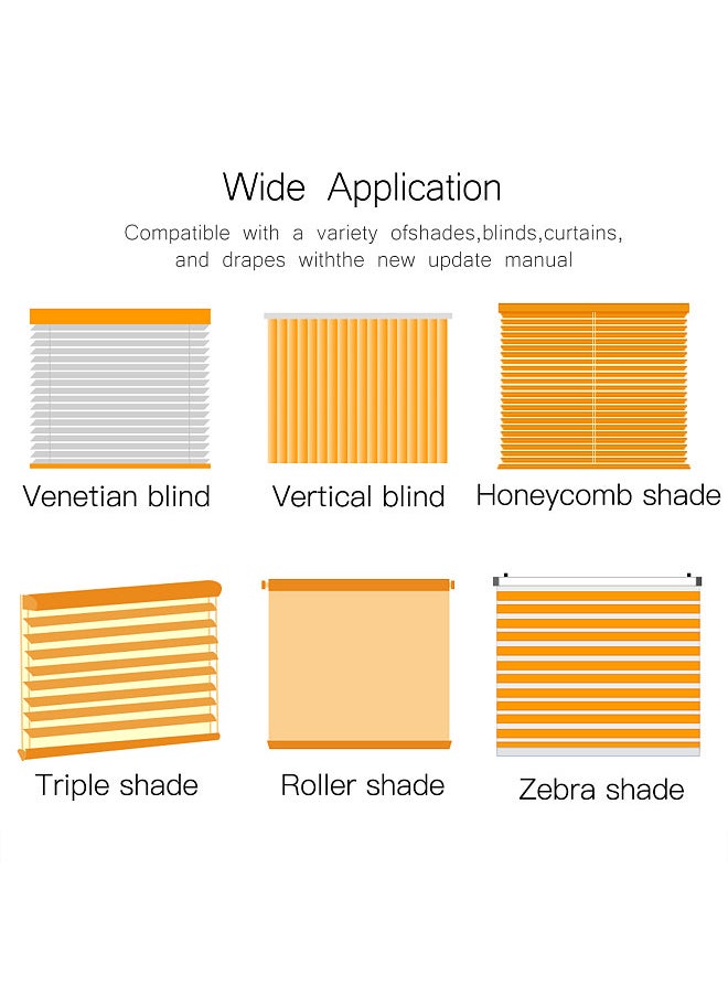 Generic - WiFi  DIY Smart Motorized Chain Roller Blinds Shade Shutter Drive Motor APP Control Compatible with Alexa Google Home Voice Control Programmable Electric Curtain Motor - Image 1