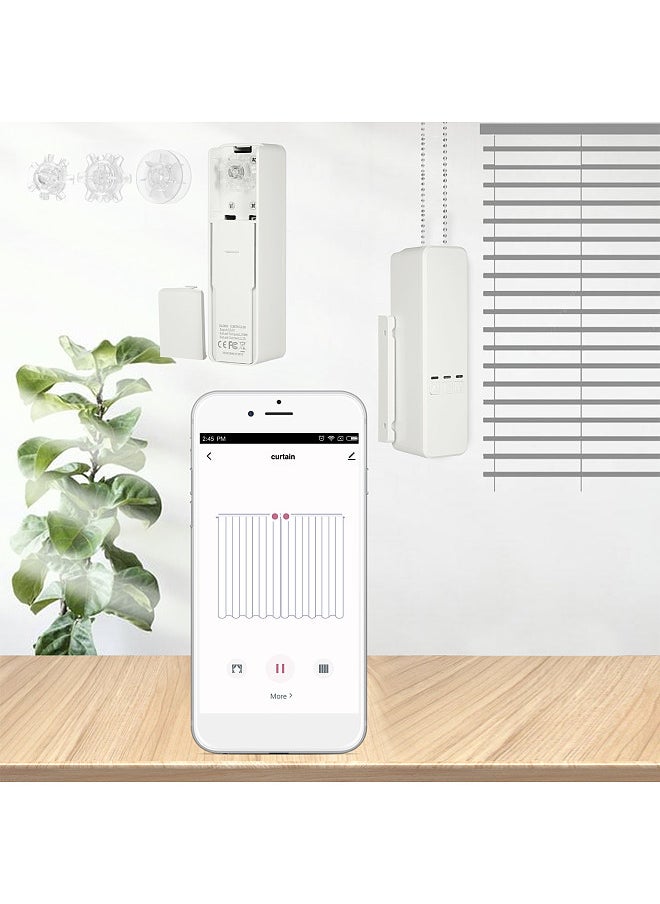 Generic - WiFi  DIY Smart Motorized Chain Roller Blinds Shade Shutter Drive Motor APP Control Compatible with Alexa Google Home Voice Control Programmable Electric Curtain Motor - Image 1