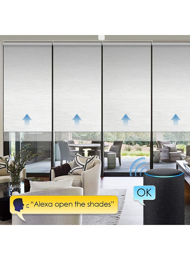 Generic - WiFi  DIY Smart Motorized Chain Roller Blinds Shade Shutter Drive Motor APP Control Compatible with Alexa Google Home Voice Control Programmable Electric Curtain Motor - Image 1