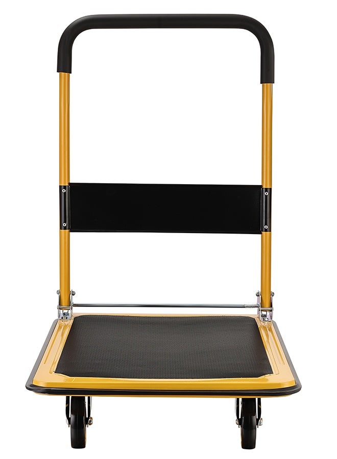 لوازم عربية تحميل قابله للطي 300 كيلو - سطح بحجم 60×90×87 سم - عربة متينة لنقل الأوزان الثقيلة مع عجلات سهلة الحركة - مناسبة للمستودعات ونقل المعدات وتوصيل الطرود - Image 2