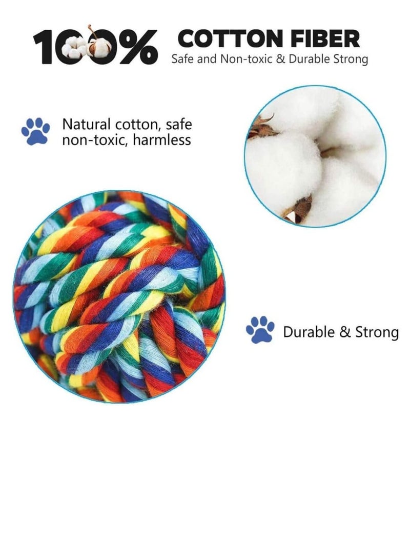 Excefore 4 Pack Dog Toys for Large Dogs Durable Rope Chew Toys Set for Aggressive Chewers Large Dogs Gift Set Best for Medium to Large Breeds Interactive Dog Toys for Small Dogs  - Image 5