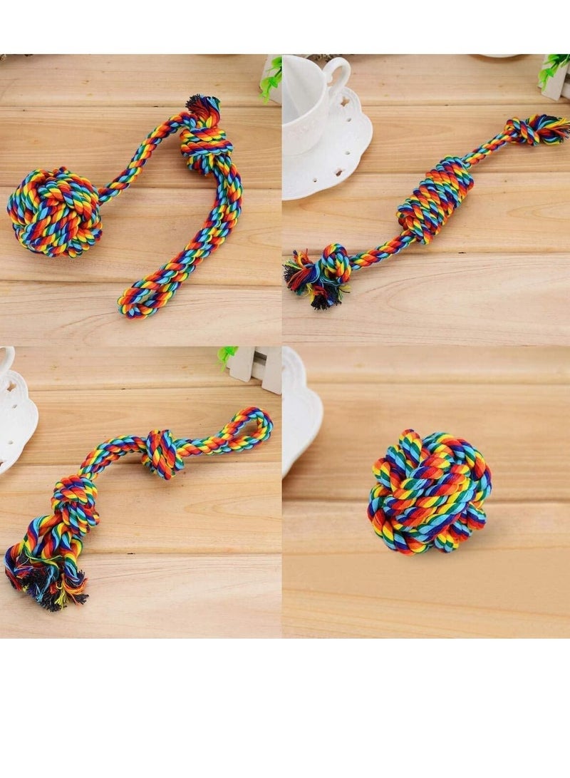 Excefore 4 Pack Dog Toys for Large Dogs Durable Rope Chew Toys Set for Aggressive Chewers Large Dogs Gift Set Best for Medium to Large Breeds Interactive Dog Toys for Small Dogs  - Image 4