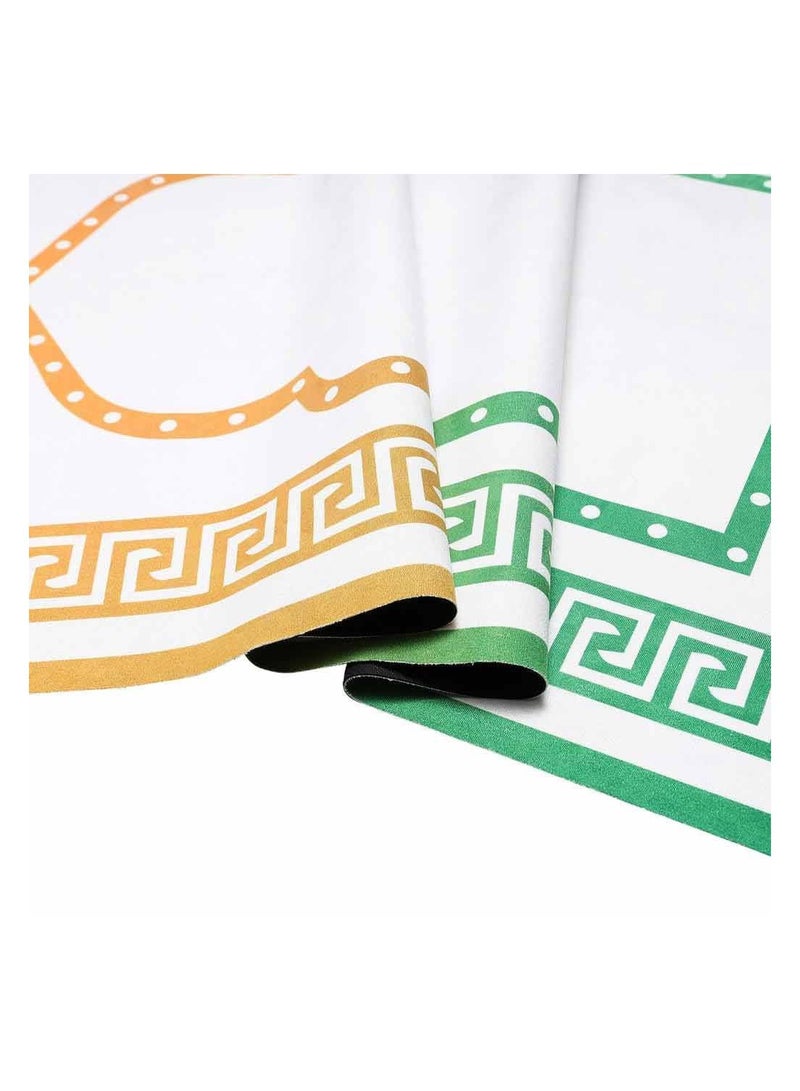 SANTHOME Prayer mat foldable prayer rug soft suede large prayer mat with velvet pouch and gift box, premium gift set for men by Santhome - Image 2