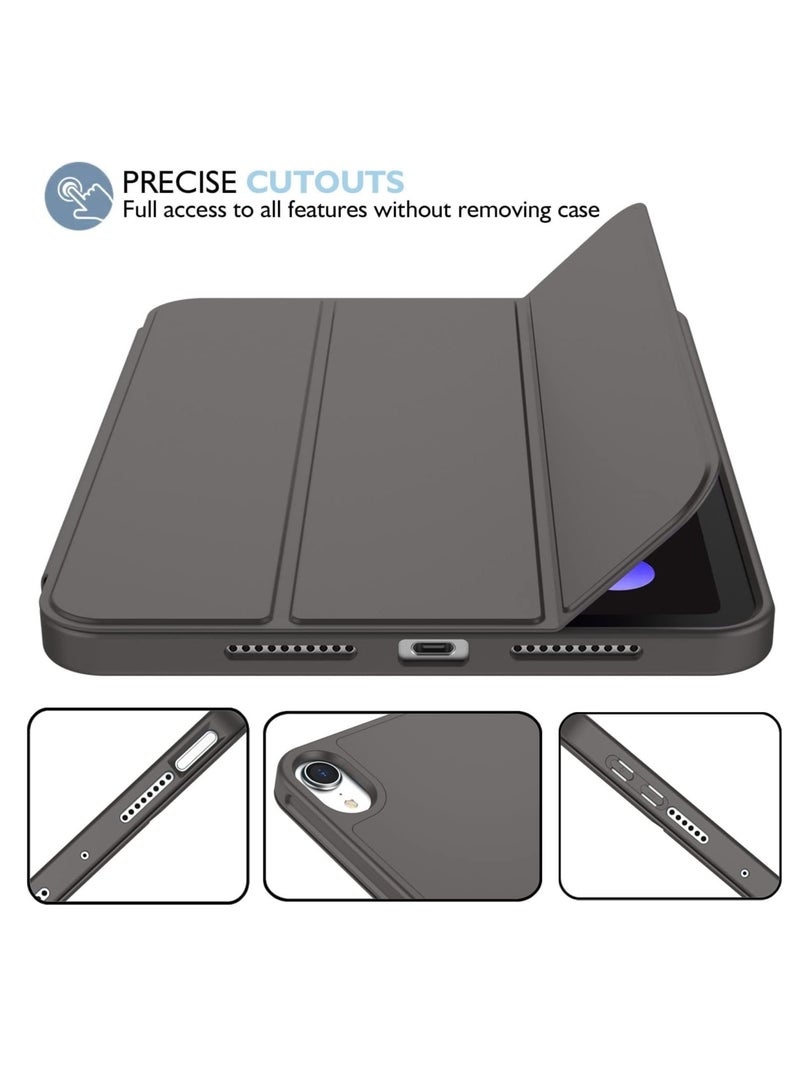 ELTRAZONE NEW Smart Case with Pencil Holder for iPad Mini 7 – Trifold Stand, Soft TPU Back, Auto Wake/Sleep, Dust Proof & Anti-Fingerprint, Heavy Duty Protection – Slim, Durable, & Functional Case for iPad Mini 7 - Image 3
