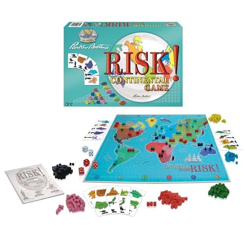 Winning Moves Risk 1959 The Classic Reproduction of Risk with Original Artwork and Components by Winning Moves Games USA, The World Domination and Strategy Battle Game for 2 to 6 Players, Ages 8+ - Image 1