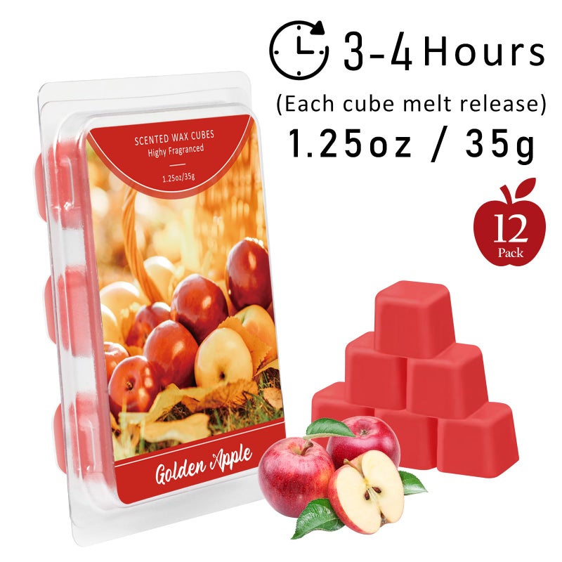 STRN Wax Melts Food Scented 6 Pack, Long-Lasting Natural Soy Wax Cubes for Wax Warmers, Pretty Gift Set with Highly Scented Essential Fragrance Oil Soy Wax Melts Tarts 7.5oz/240g (36 Cubes) - Image 4