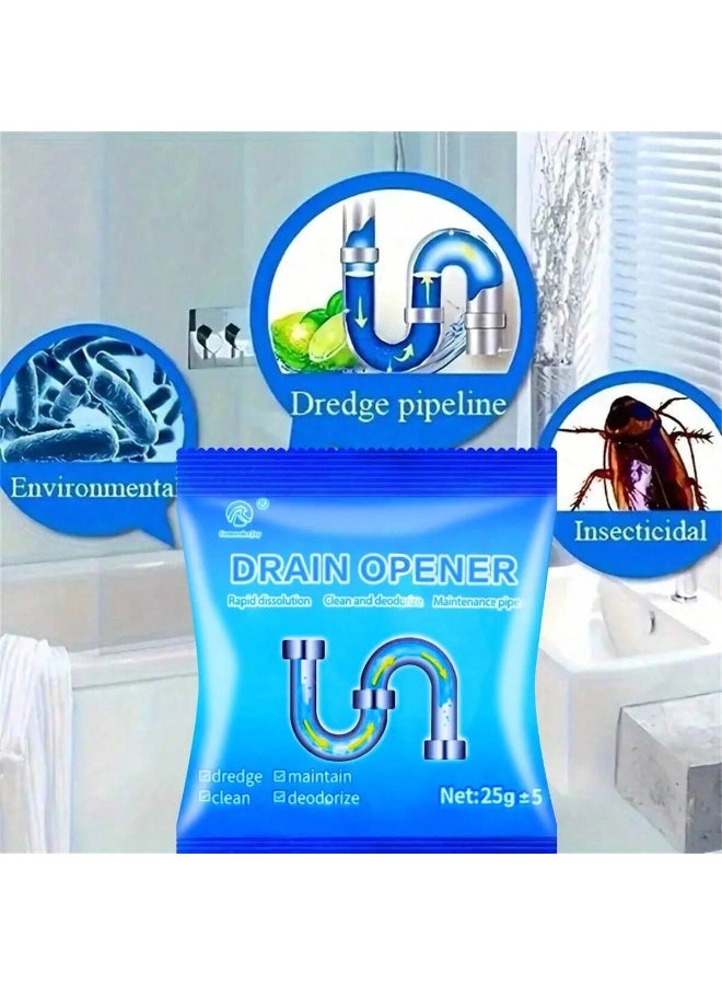 Powerful Drain Cleaning Powder – Effectively Dissolves Hair, Grease, and Food Residue to Unclog Drains – Eco-Friendly Enzyme-Based Formula with No Strong Odor – 5 pieces - Image 5