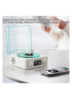 General Speaker, Mini Speaker, with Bedroom Clock and Ambient Light, for Computer Desktop, Bedroom, Living Room  - Image 2