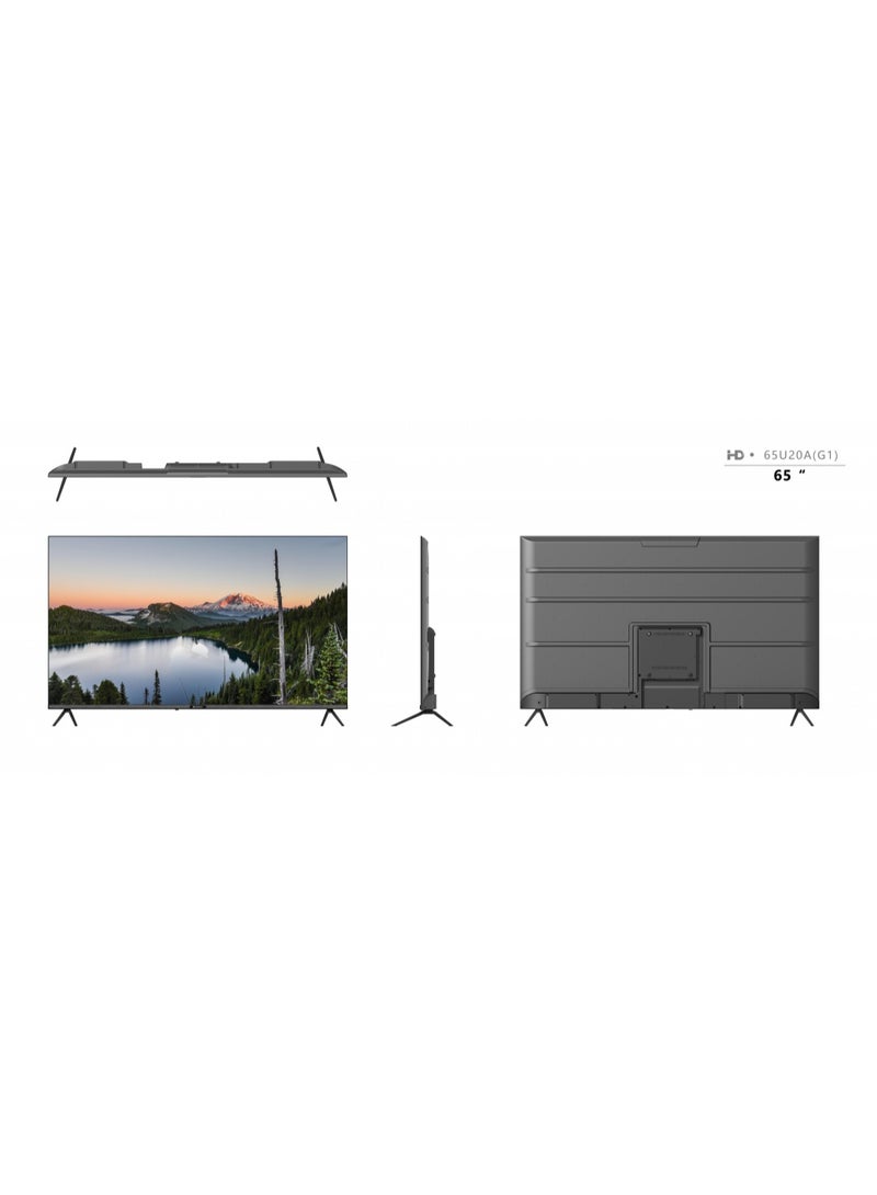 Sansui 65-Inch 4K UHD Edgeless Smart LED TV – WebOS with ThinQ AI, Dolby Audio, Quad-Core Processor, Voice Control, Dual HDMI/USB, Frameless Design – Model SS65LT4KW501  - Image 3