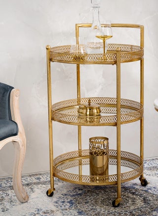 عربة خدمة بعجلات من المعدن دائرية الشكل لون ذهبي - pzsku/Z227CD3FC9C99364CCB02Z/45/_/1708610162/8c3b3da2-3700-482b-a337-17cfe4a776f0