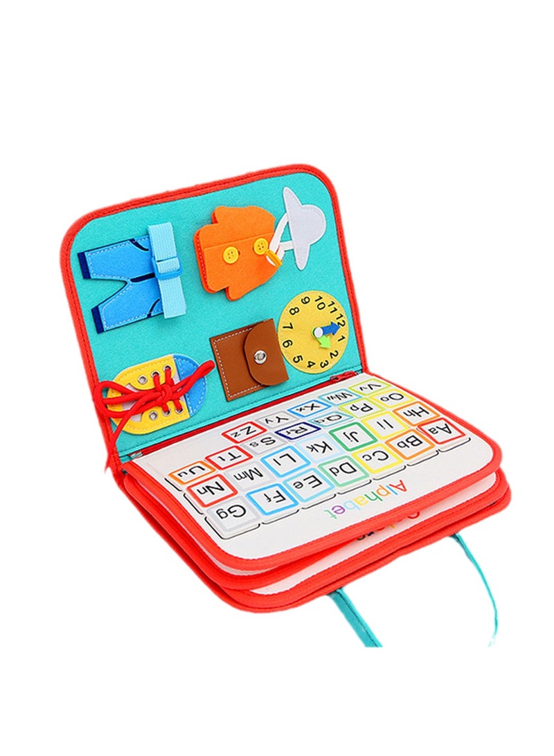 Feels Early Teaching Book Dress Learning Board Children's Toys Early Education Puzzle Toys  - Image 1