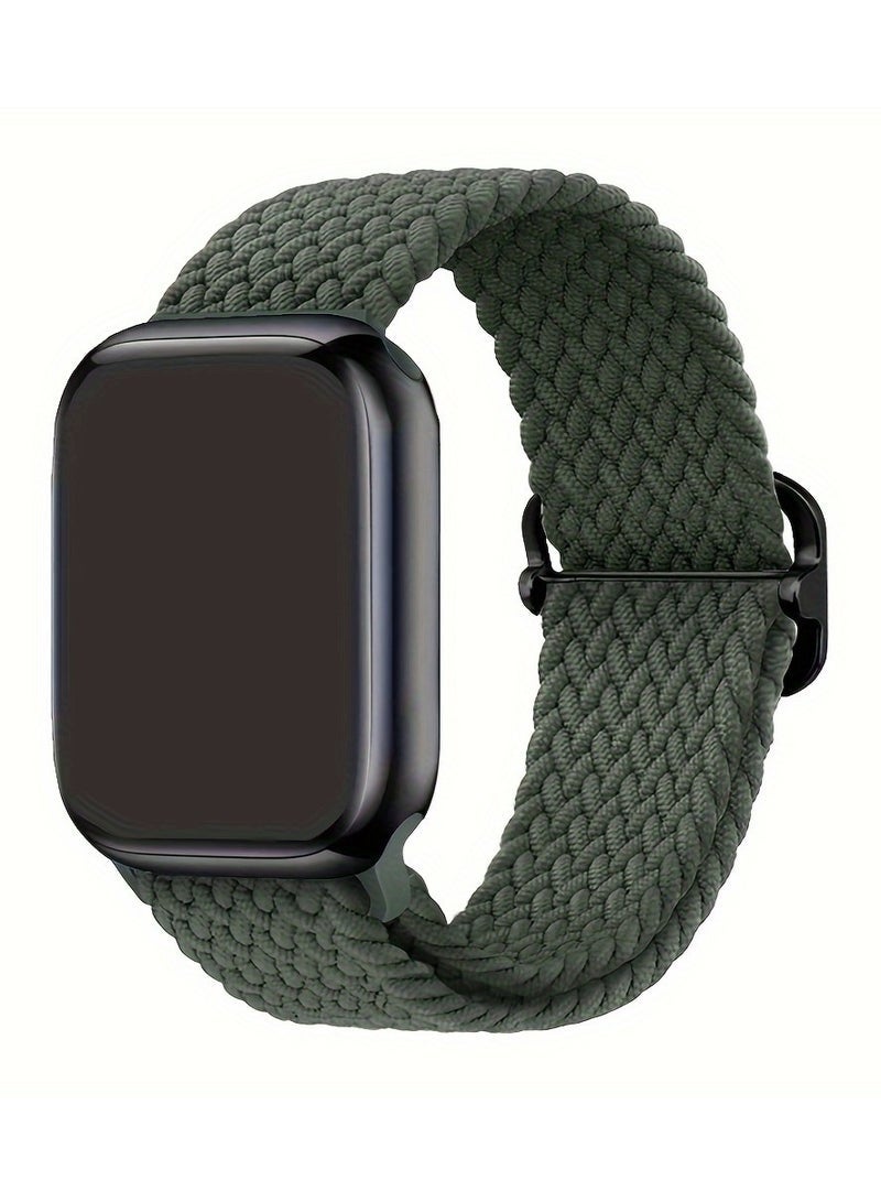 Bukela Nylon Braided Loop Strap For Apple Watch Band 49mm 45mm 41mm 44mm 42mm 40mm Adjustable Bracelet For iWatch Ultra2 9 8 7 6 5 4 3 SE - Image 3