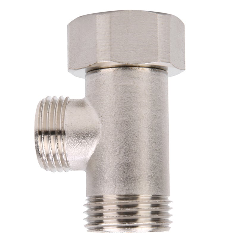 7/8 Brass T Adapter Shower Head Three Connector Valve For Toilet Shower Head Diverter Valve - Image 2