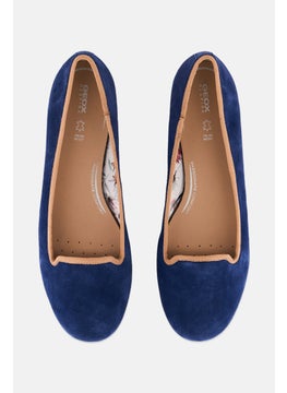 GEOX Women Slip On Casual Shoes, Blue  - Image 2