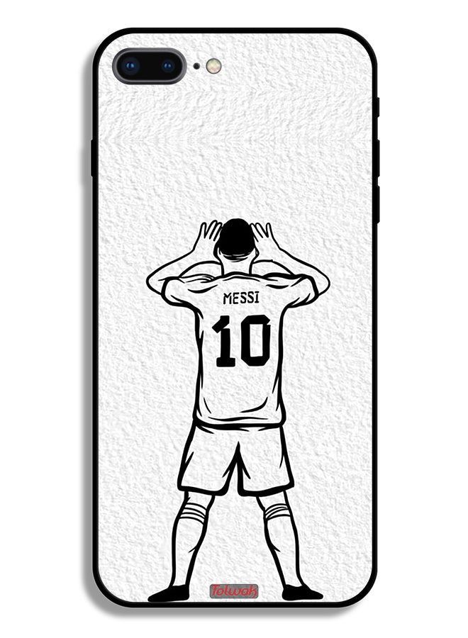 Tolwak Apple iPhone 7 Plus Protective Case Messi Sketch - Image 2