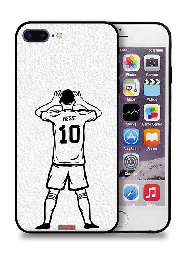 Tolwak Apple iPhone 7 Plus Protective Case Messi Sketch - Image 1