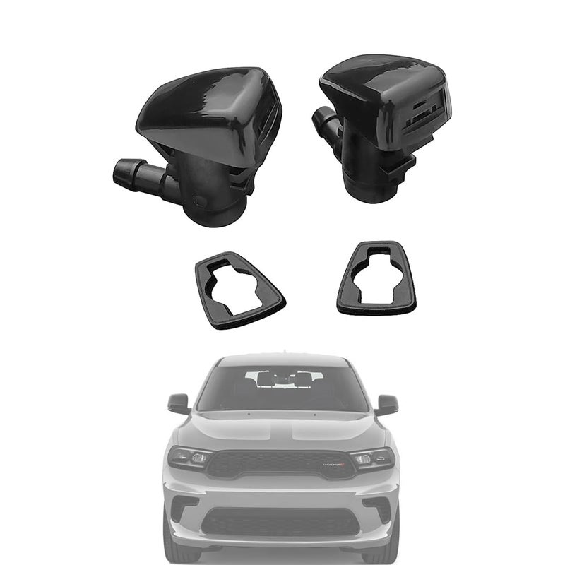 AMFRNE 68269108AA Durango Premium Wiper Washer Nozzles Fit for 2011-2023 Dodge Durango WD Windshield Washer Fluid Jet Nozzle | Easy to Install | 2 Pack, Ref 5182367AA, Replace for Dodge Durango Accessories - Image 3