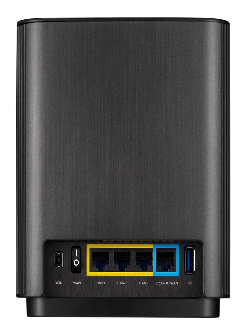 ASUS Renewed - XT8 WIFI AX6600 Tri Band Mesh WIFI 6 System Black - Image 2