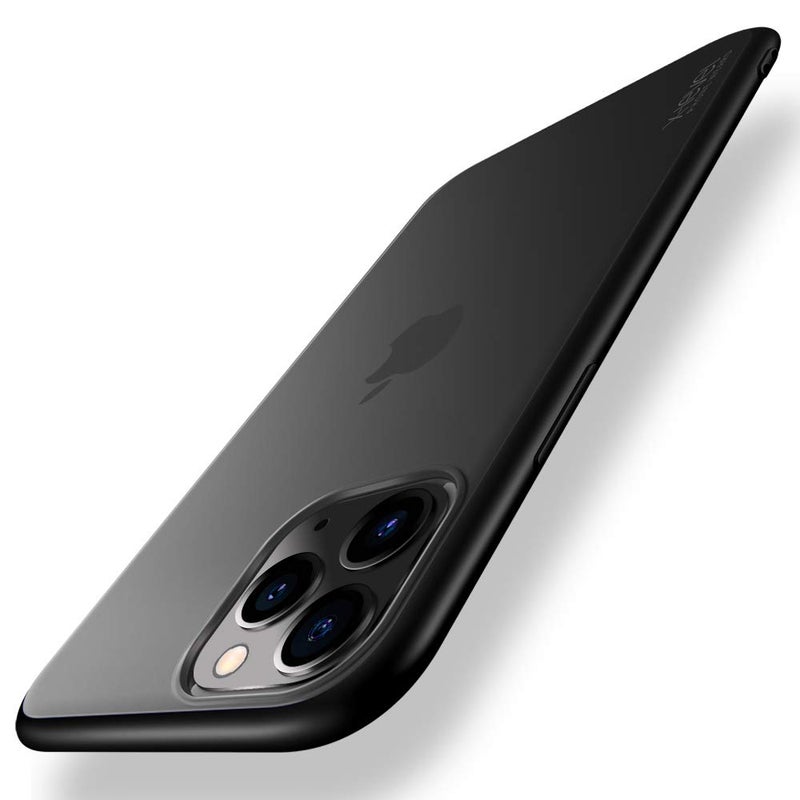Xlevel iPhone 11 Pro Case Protective case in Hard Translucent PC Back and Flexible Silicone TPU Bumper Shockproof AntiSlip AntiScratch for Apple Cover  Black