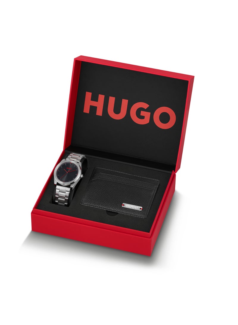 HUGO BOSS Watch Round Analog Men'S Black Case Watch - 1570175 - Image 3