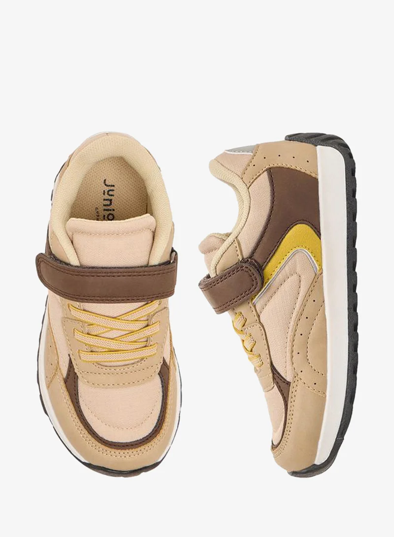 Juniors Boys Hook & Loop Ankle School Sneakers