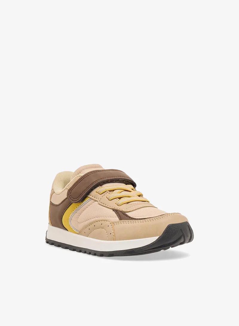 Juniors Boys Hook & Loop Ankle School Sneakers