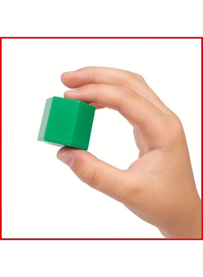 40 Pcs 3D Geometric Solids Set 4 Colors 10 Shapes Math Manipulatives Learning Toys - Image 5