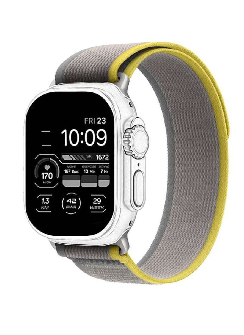 GENNEXT Replacement Trail Loop Watch Band Strap For Apple Watch Ultra / Watch Ultra 2 49mm Sand,Yellow  - Image 1